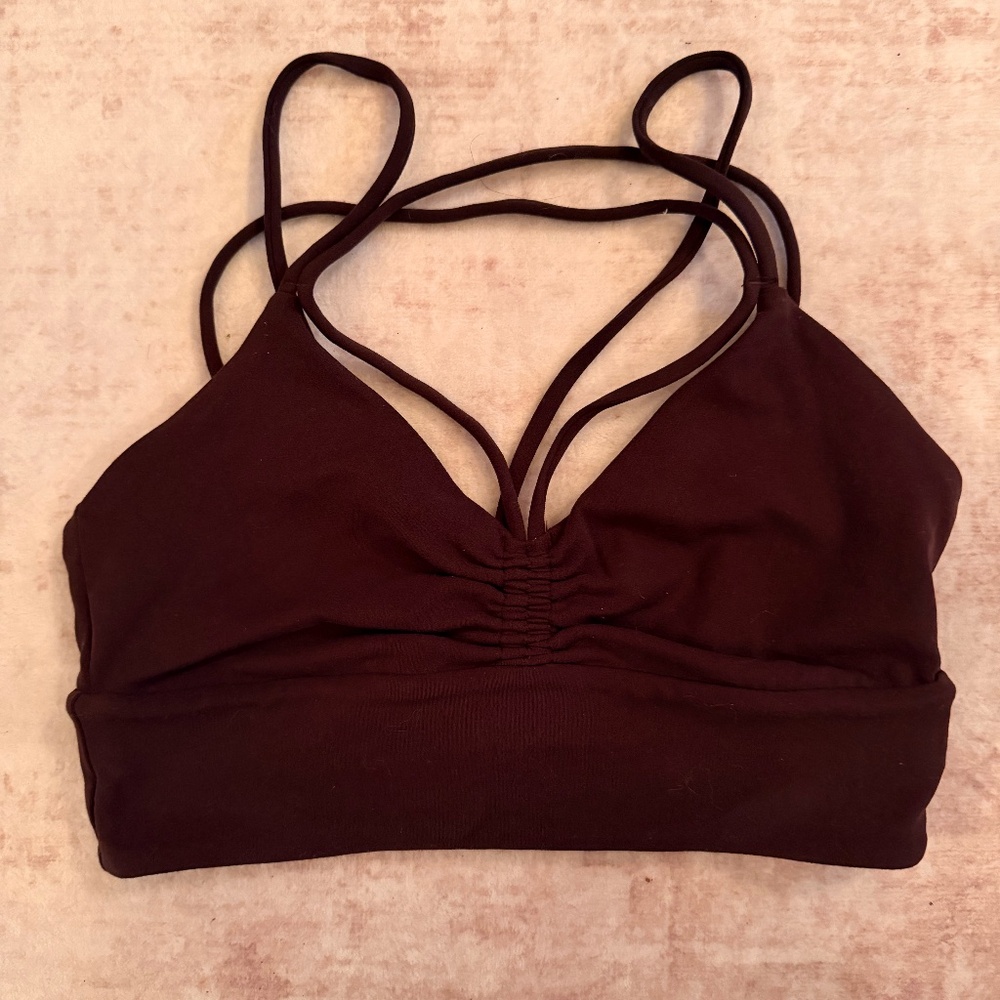 Lululemon Nulu Strappy V-Neck Yoga Bra ESPR Size 4